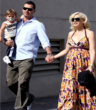 Gwen Stefani, baby and husband picture